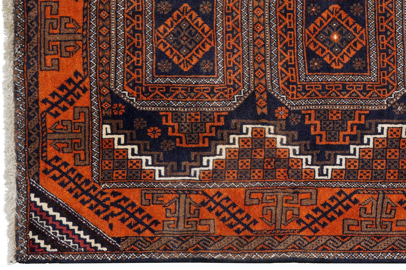 Belutch — Hand-knotted, 90x153 cm, Black, 100% Virgin Wool | View 3