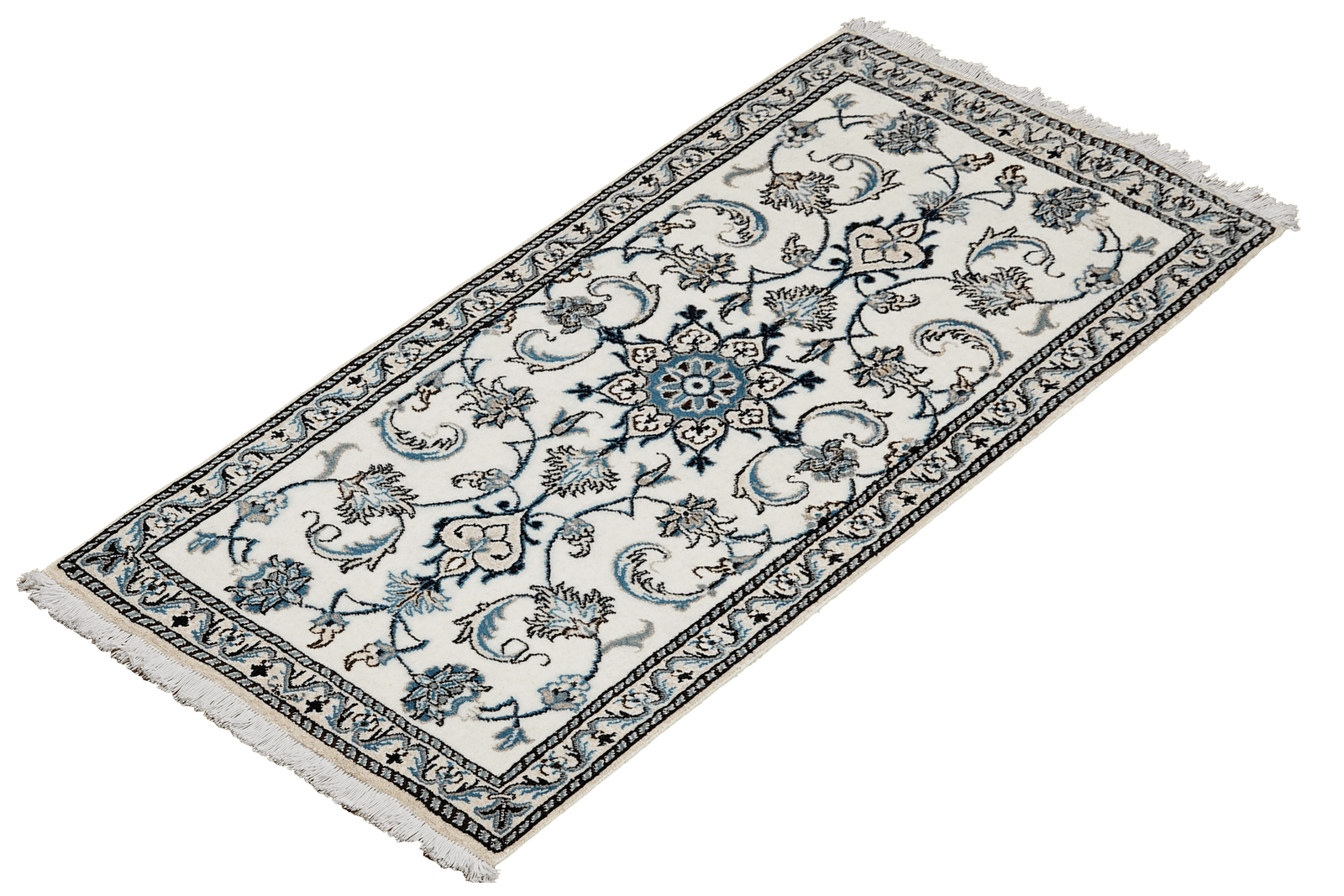 Nain 12La — Hand-knotted, 71x136 cm, Beige, 100% Virgin Wool | View 5