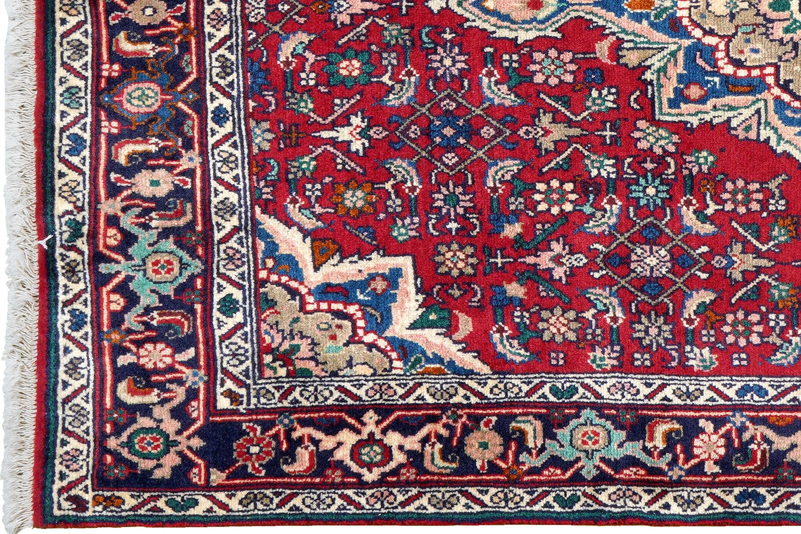 Bidjar Zandjan — Hand-knotted, 101x150 cm, Red, 100% Virgin Wool | View 3