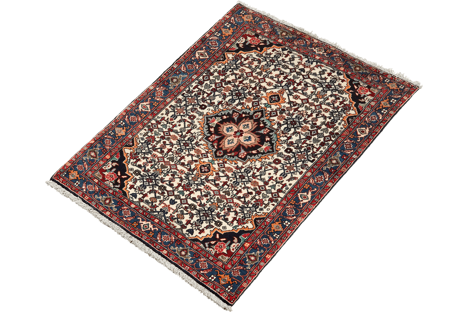 Bidjar Zandjan — Hand-knotted, 100x152 cm, Beige, 100% Virgin Wool | View 5