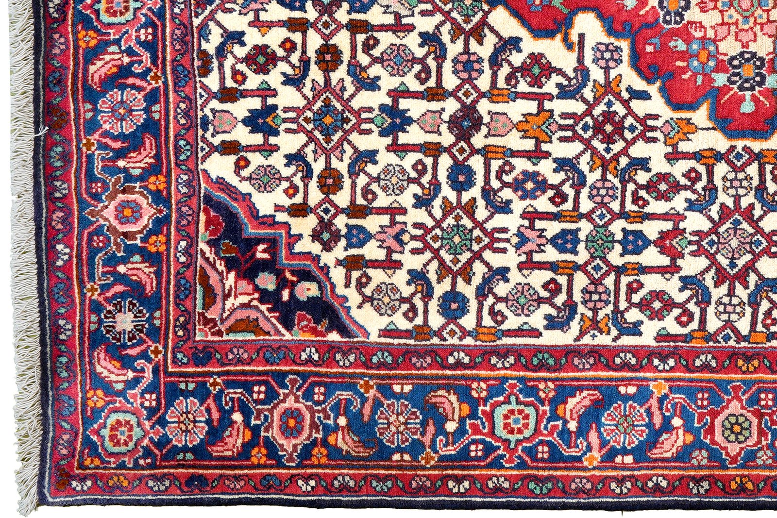 Bidjar Zandjan — Hand-knotted, 111x160 cm, Beige, 100% Virgin Wool | View 3
