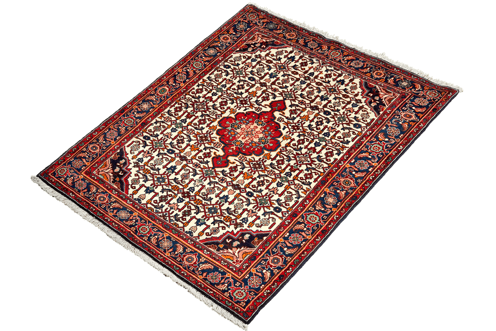 Bidjar Zandjan — Hand-knotted, 111x160 cm, Beige, 100% Virgin Wool | View 5
