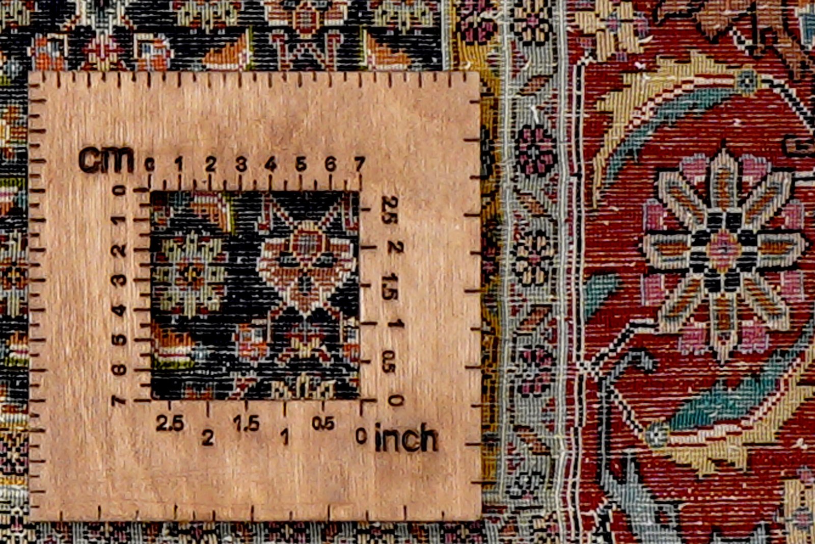 Tabriz 50 Raj — Hand-knotted, 149x95 cm, Blue, 100% Virgin Wool | View 8