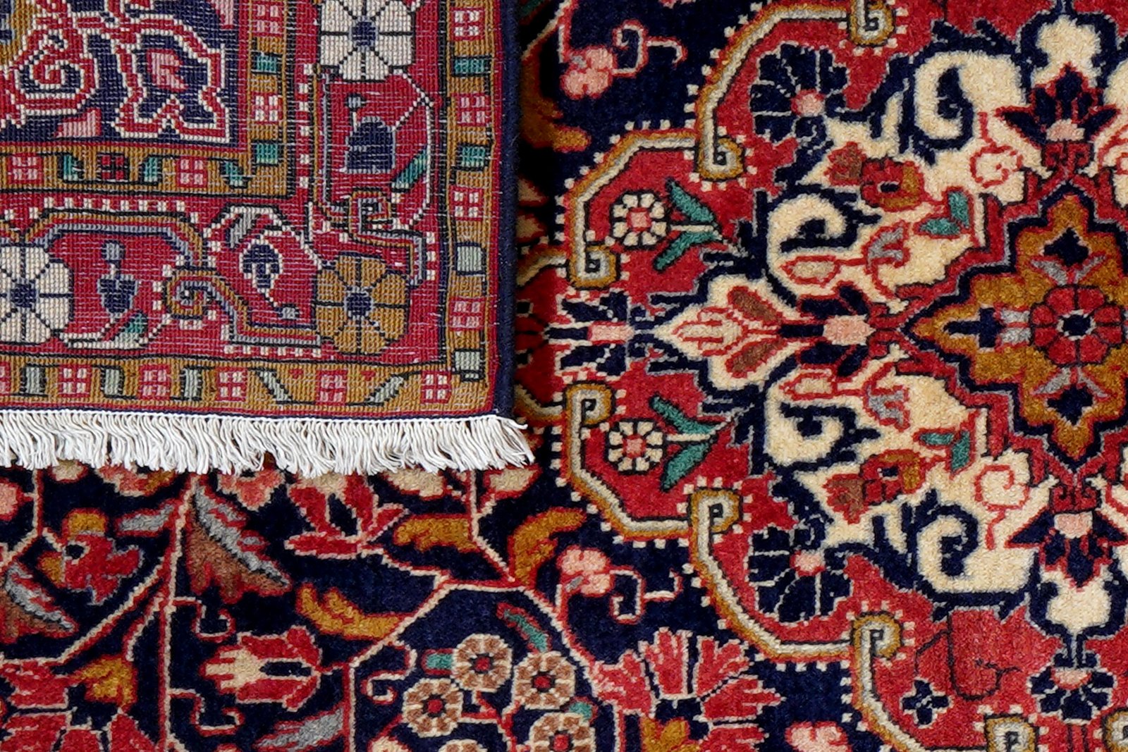 Djozan — Hand-knotted, 108x169 cm, Blue, 100% Virgin Wool | View 7