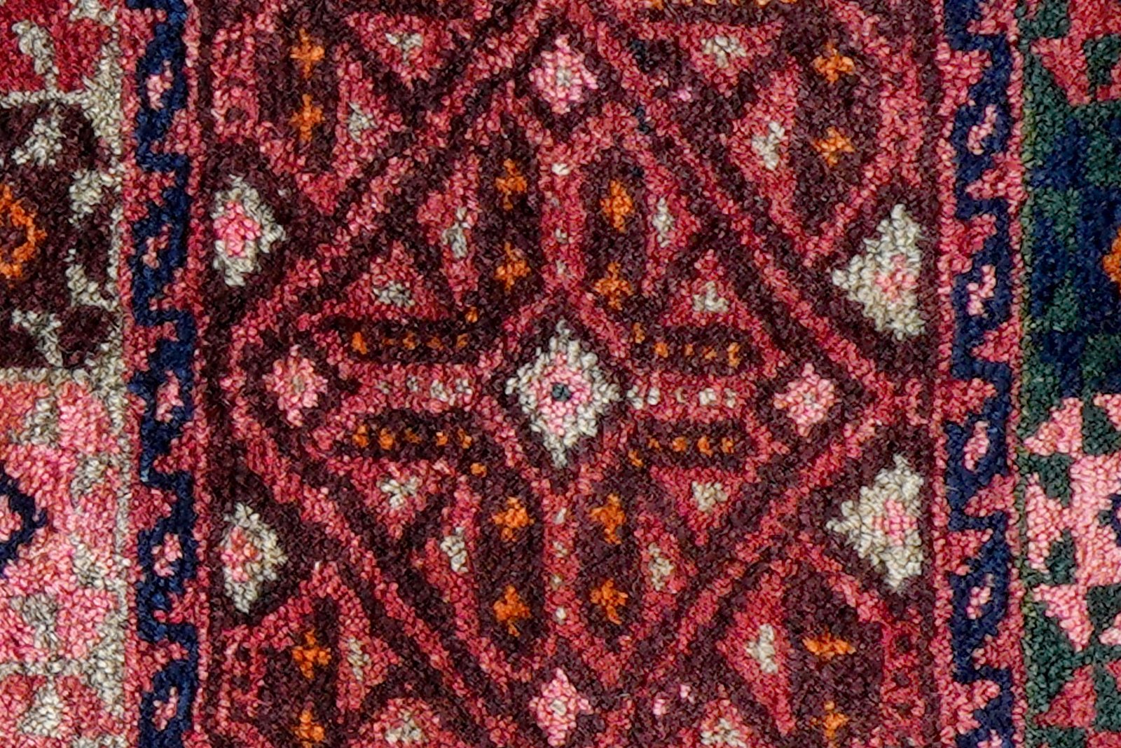 Gashgai — Hand-knotted, 51x32 cm, Multicolor, 100% Virgin Wool | View 6