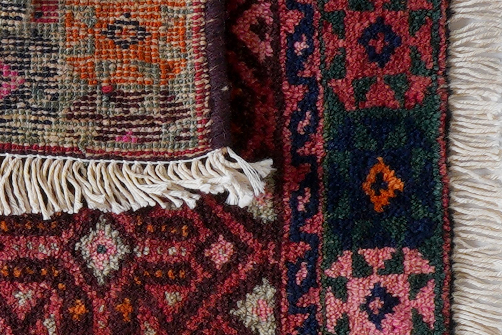 Gashgai — Hand-knotted, 51x32 cm, Multicolor, 100% Virgin Wool | View 7