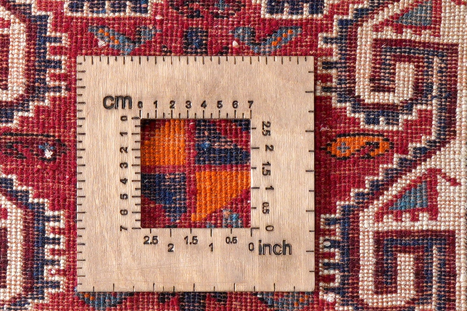Afshar — Hand-knotted, 40x33 cm, Multicolor, 100% Virgin Wool | View 8