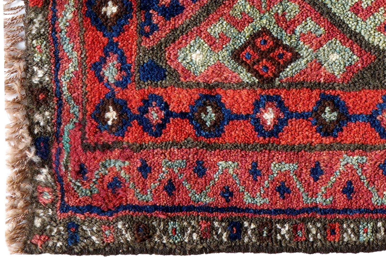 Gashgai — Hand-knotted, 66x62 cm, Multicolor, 100% Virgin Wool | View 3