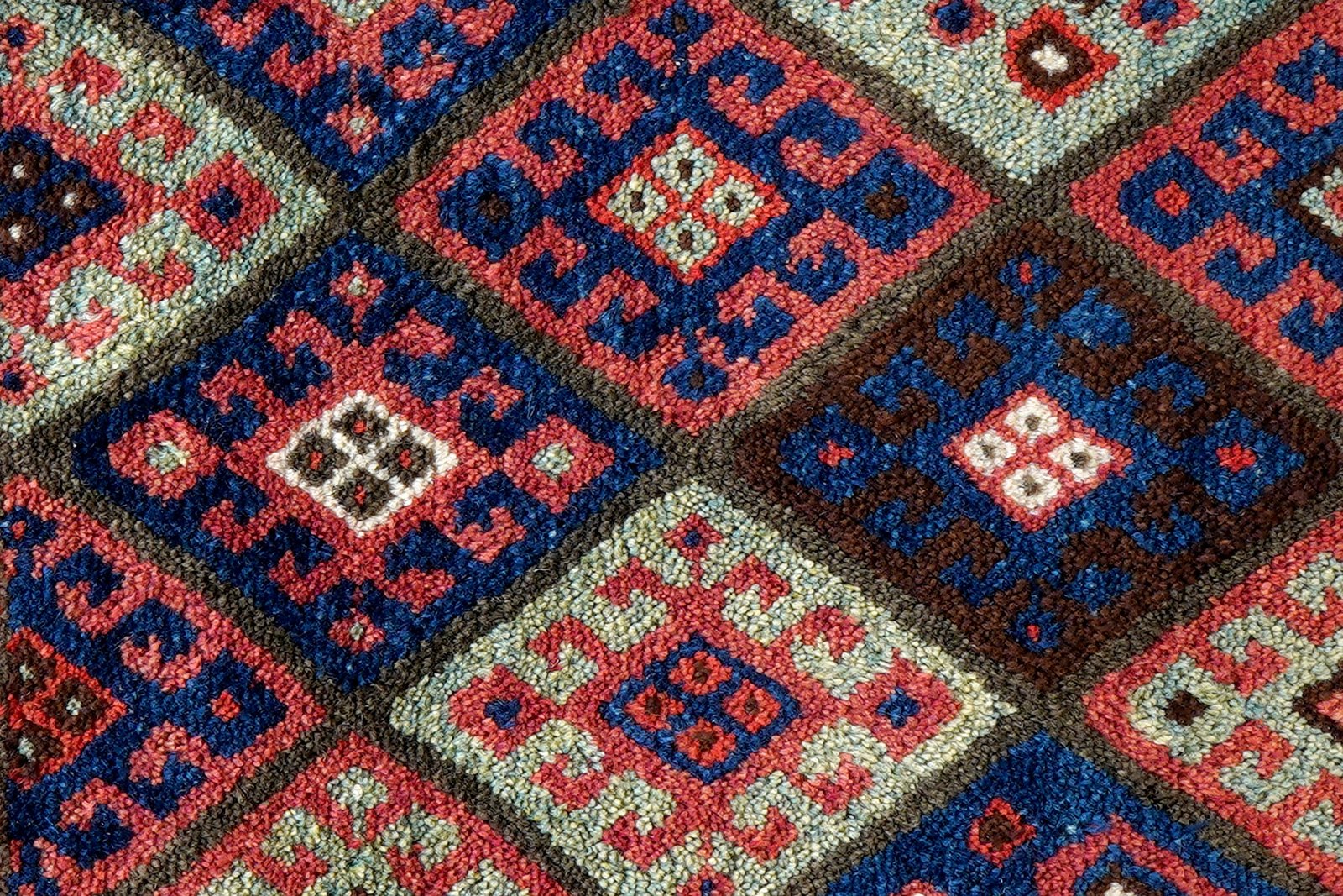 Gashgai — Hand-knotted, 66x62 cm, Multicolor, 100% Virgin Wool | View 6