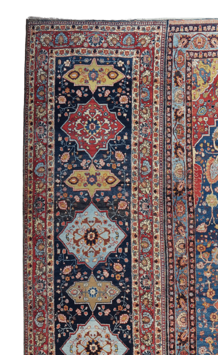 Tabriz — Hand-knotted, 351x410 cm, Multicolor, 100% Virgin Wool | View 3