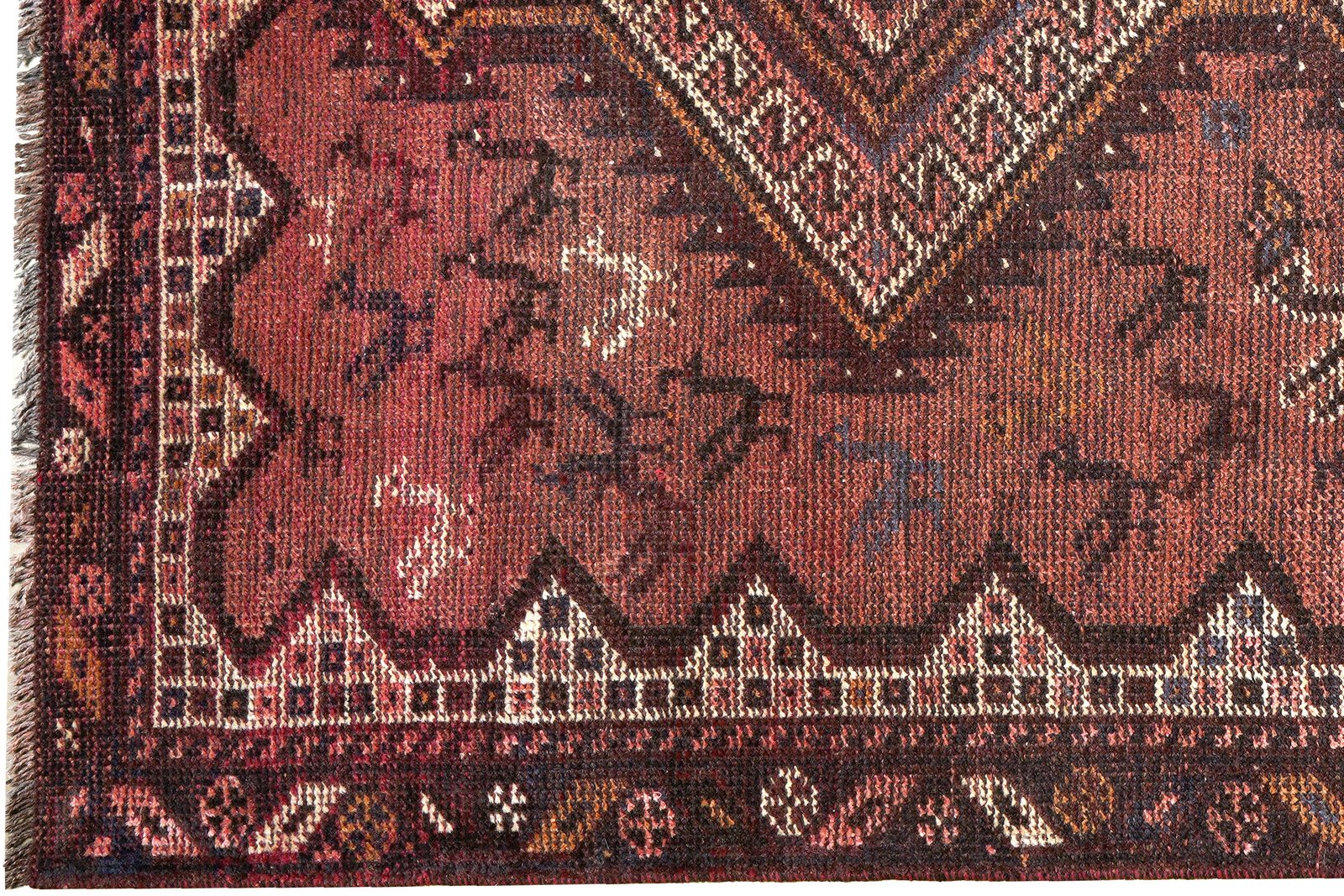Heritage — Hand-knotted, 154x223 cm, Red, 100% Virgin Wool | View 3
