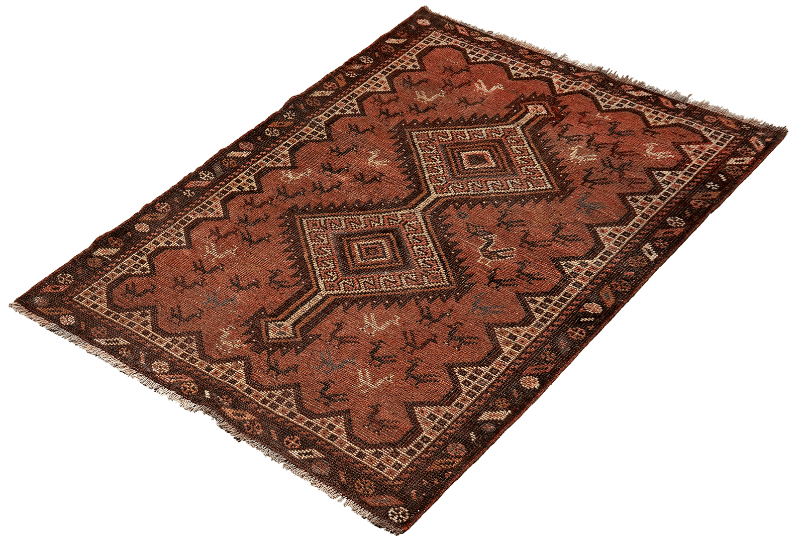 Heritage — Hand-knotted, 154x223 cm, Red, 100% Virgin Wool | View 5