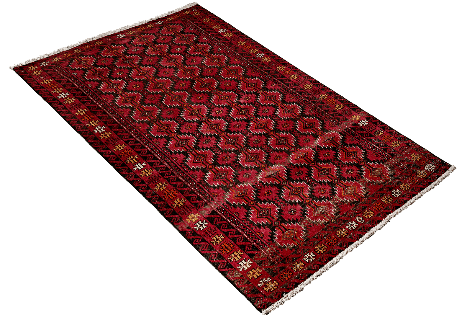 Heritage — Hand-knotted, 101x197 cm, Red, 100% Virgin Wool | View 4