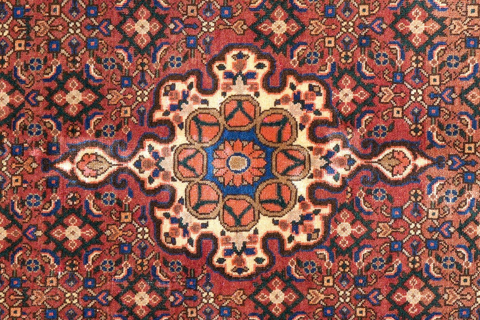 Heritage — Hand-knotted, 104x147 cm, Red, 100% Virgin Wool | View 6