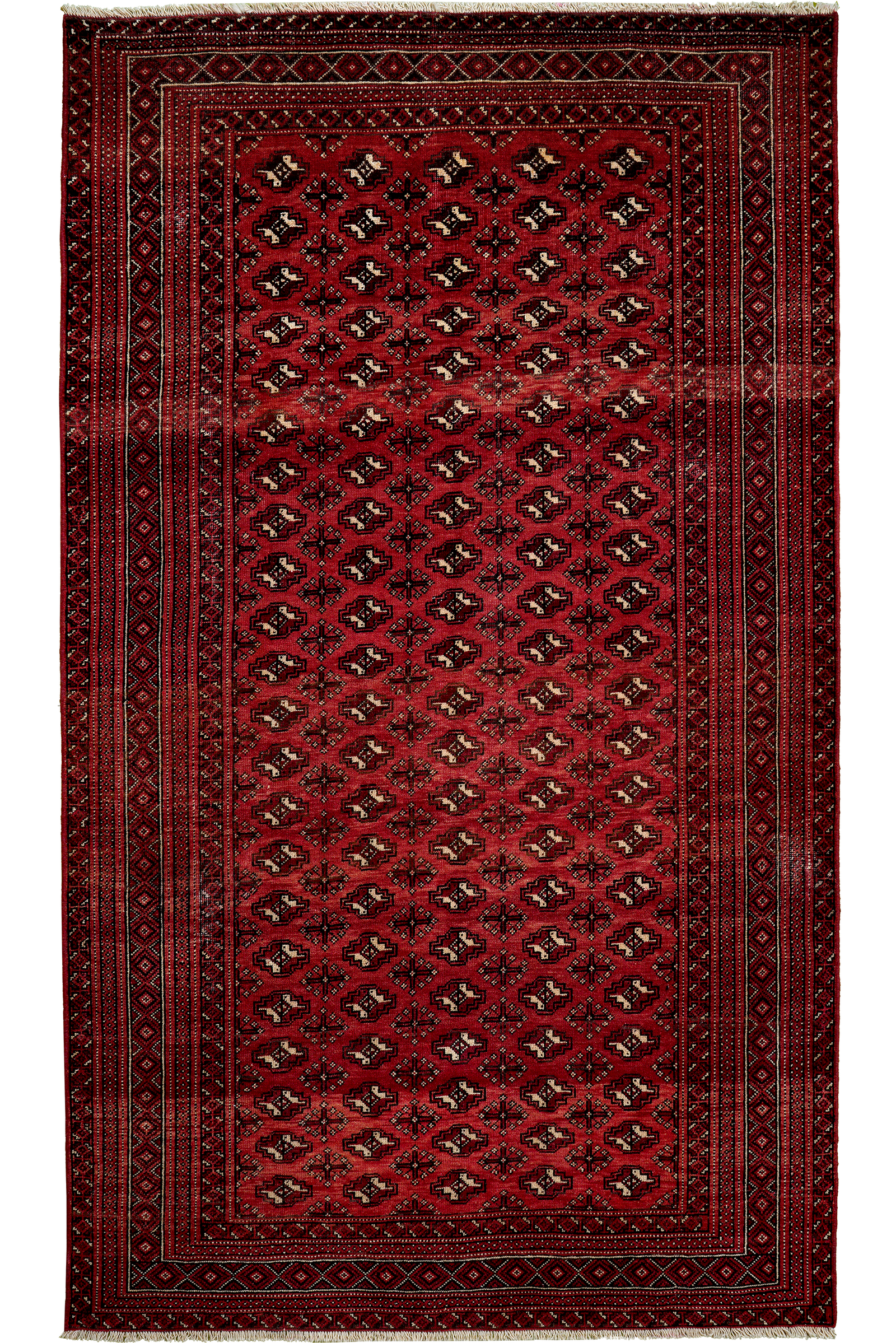 Heritage Jalal — Handgefertigt, 236x136 cm, Rot, 100% Virgin Wool | Main view