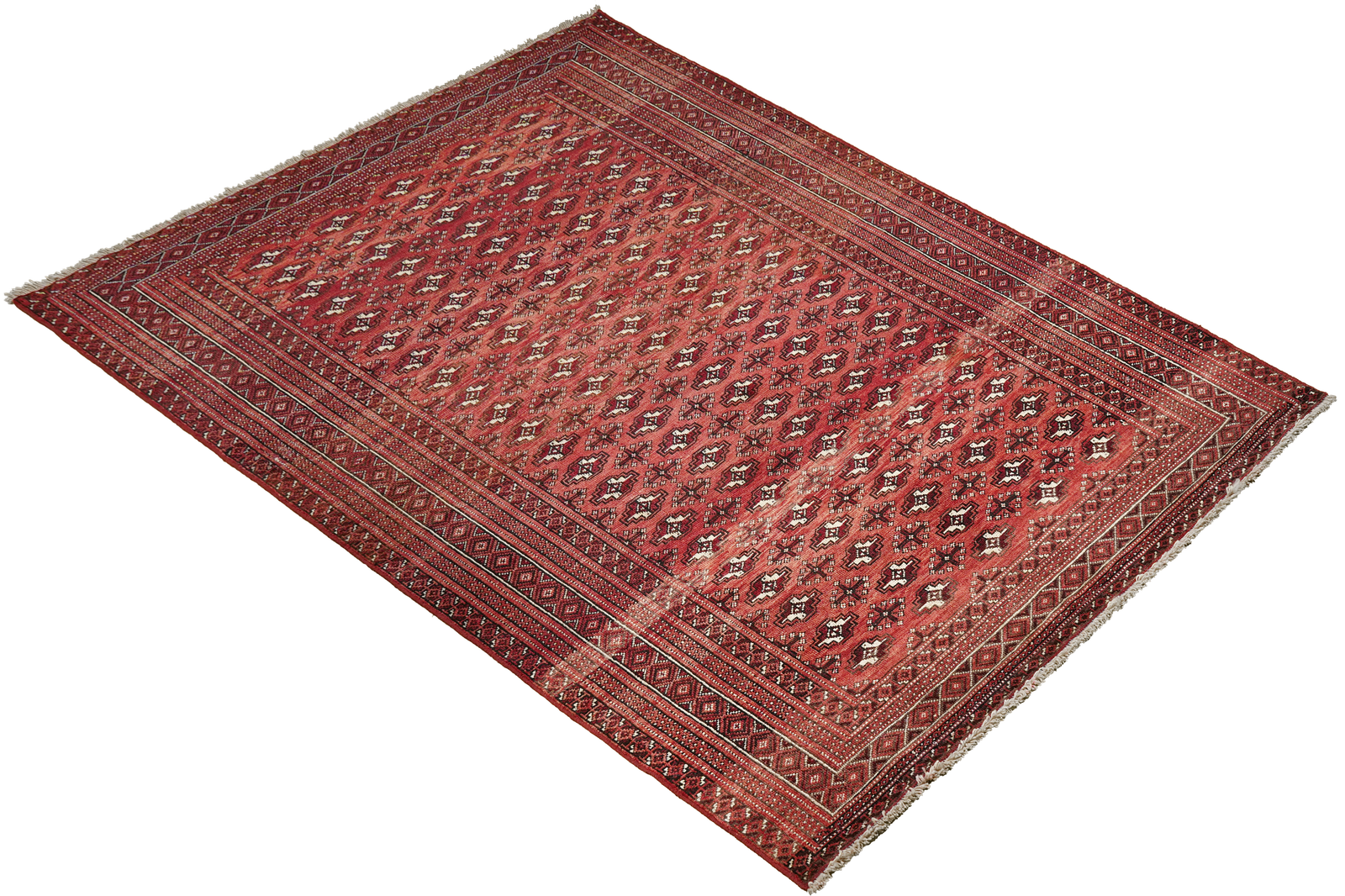 Heritage Jalal — Handgefertigt, 236x136 cm, Rot, 100% Virgin Wool | View 5