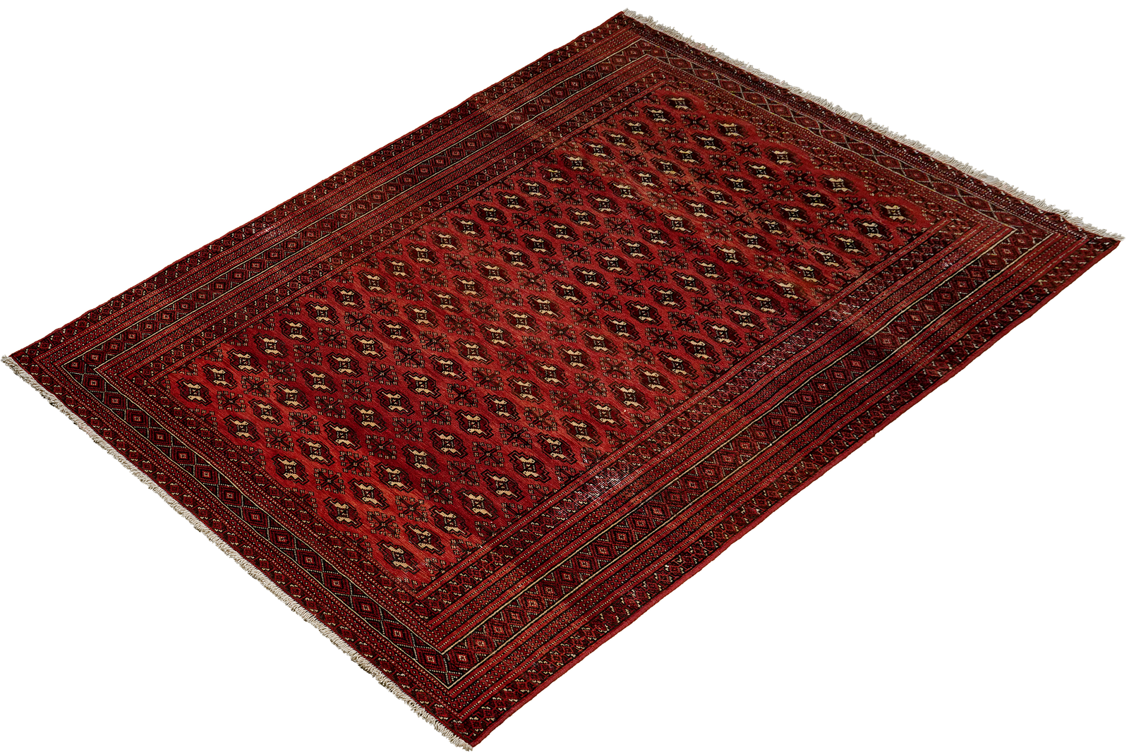 Heritage Jalal — Handgefertigt, 236x136 cm, Rot, 100% Virgin Wool | View 6