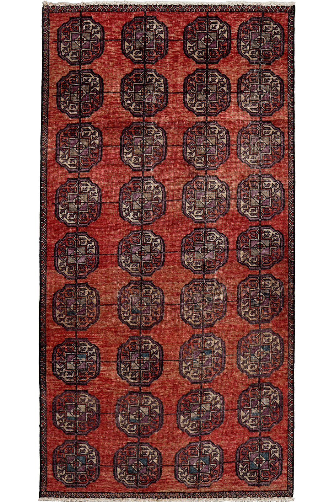 Heritage — Hand-knotted, 114x218 cm, Red, 100% Virgin Wool | Main view