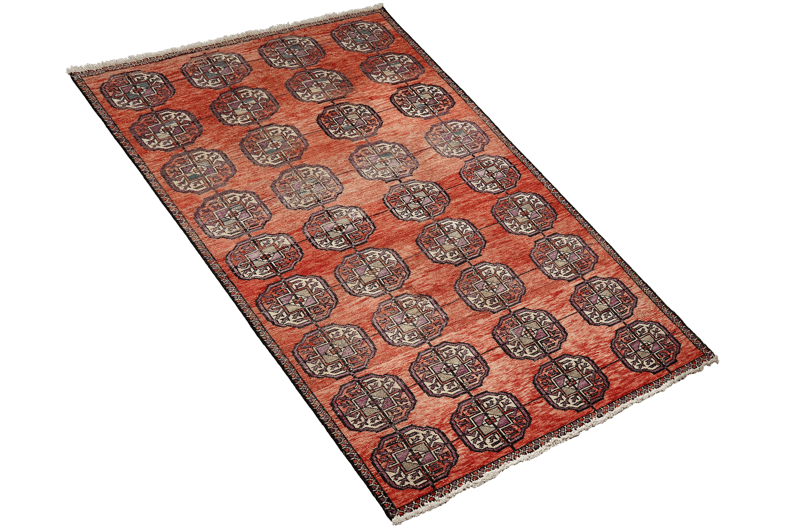 Heritage — Hand-knotted, 114x218 cm, Red, 100% Virgin Wool | View 4