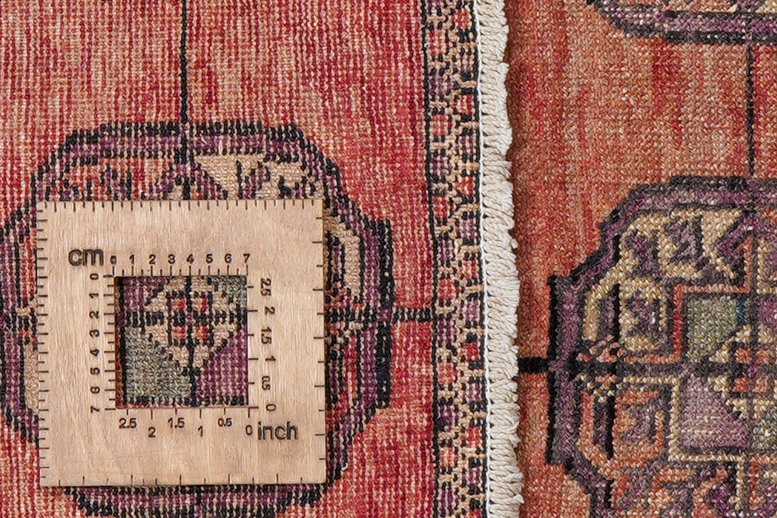 Heritage — Hand-knotted, 114x218 cm, Red, 100% Virgin Wool | View 8
