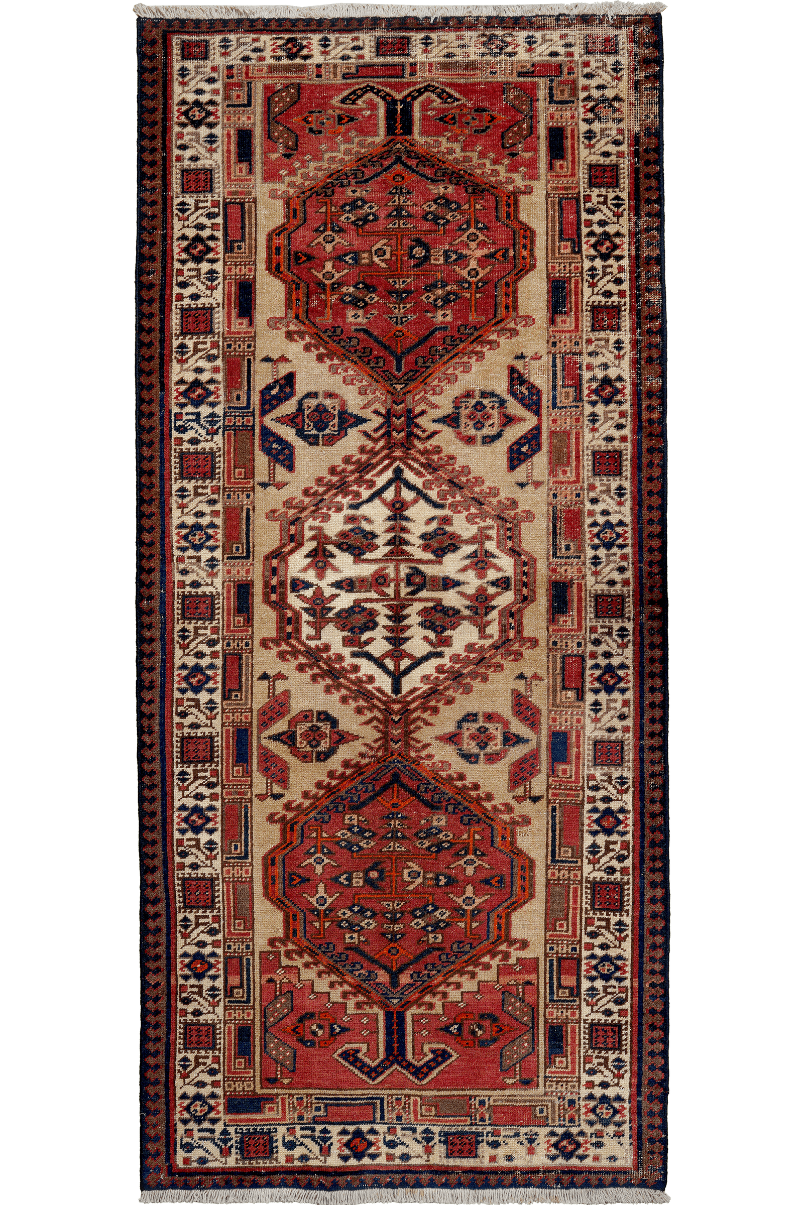Heritage — Hand-knotted, 100x224 cm, Multicolor, 100% Virgin Wool | Main view