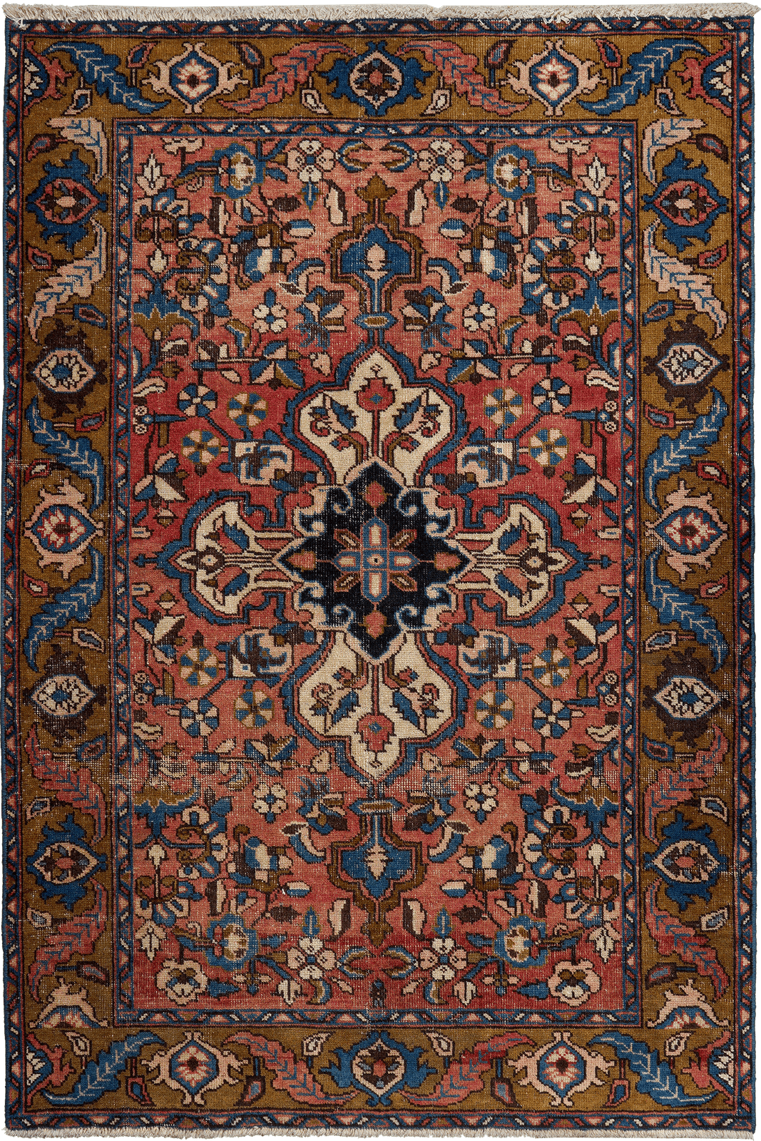 Heritage — Hand-knotted, 115x173 cm, Red, 100% Virgin Wool | Main view