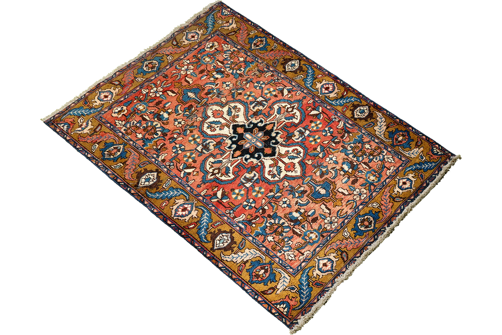 Heritage — Hand-knotted, 115x173 cm, Red, 100% Virgin Wool | View 4