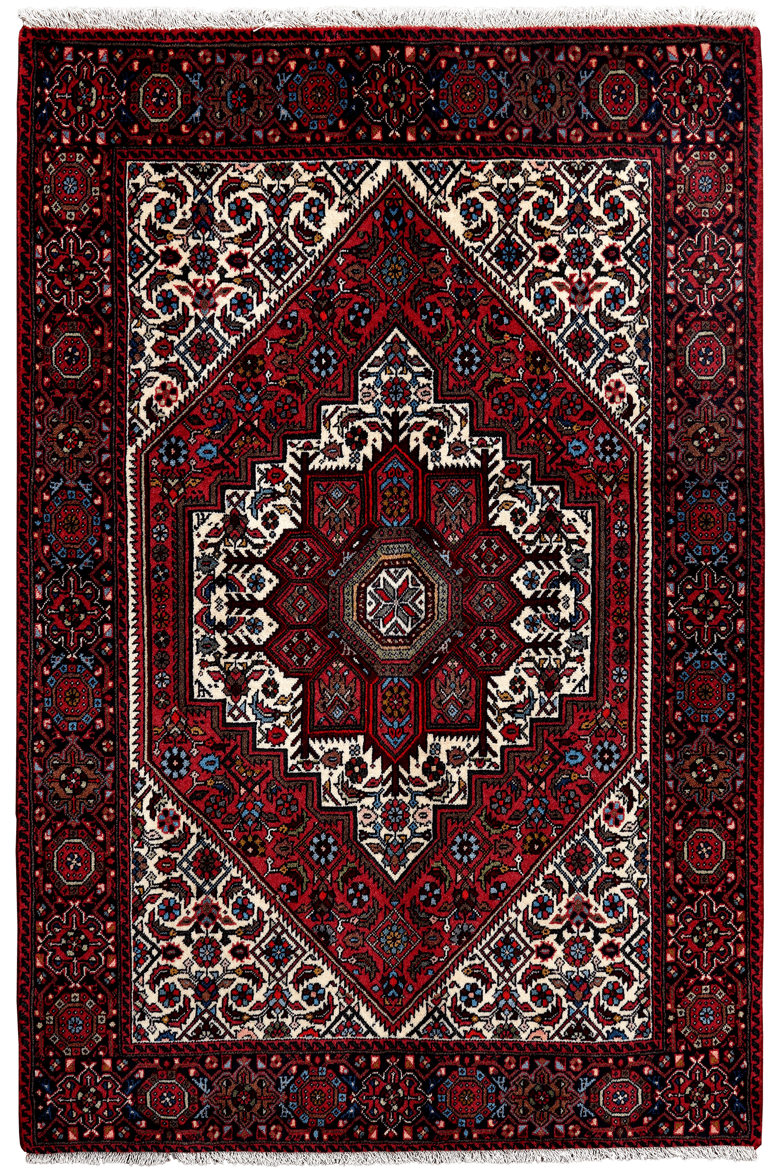 Goltuk — Hand-knotted, 101x151 cm, Red, 100% Virgin Wool | Main view