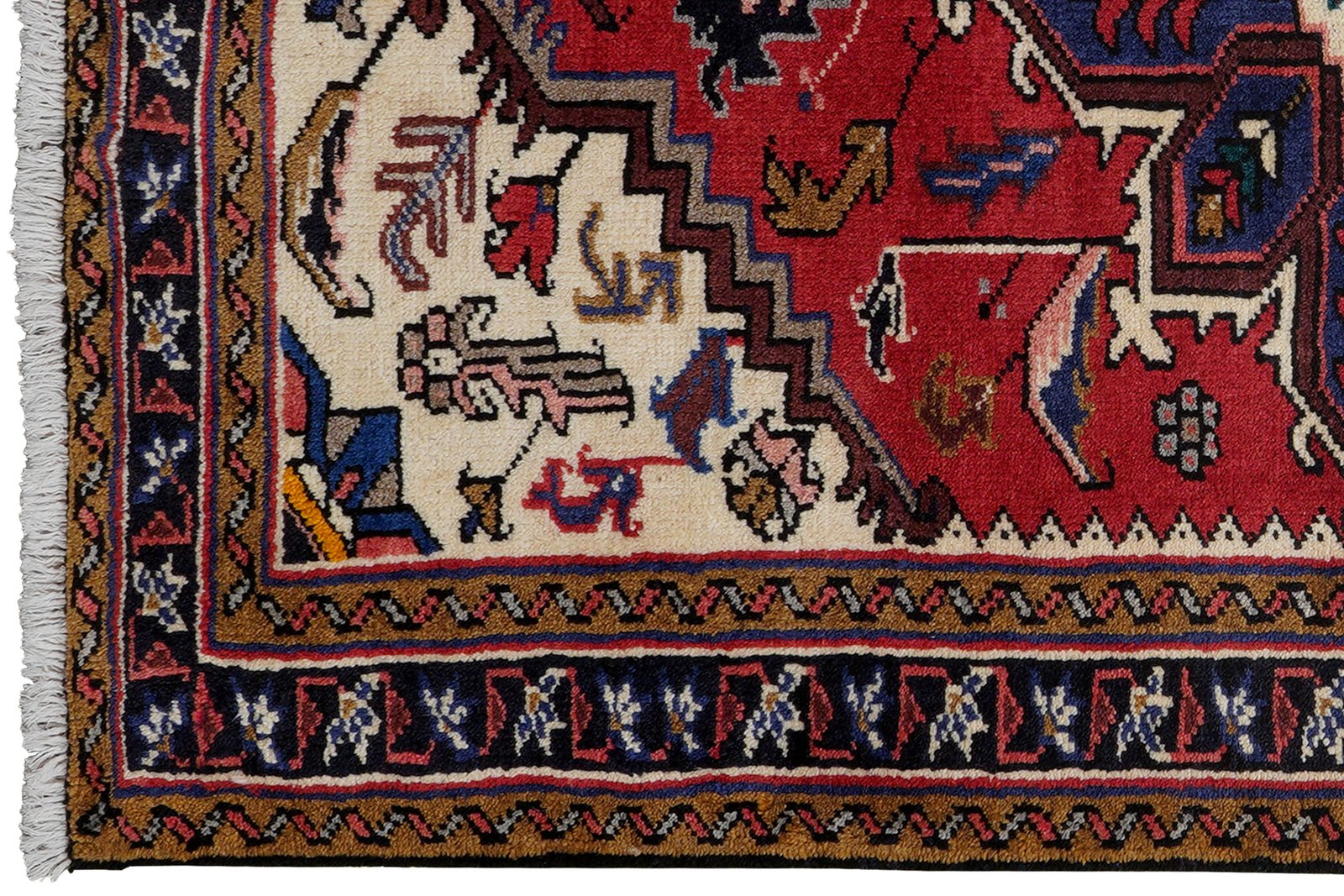 Mehrewan — Hand-knotted, 97x145 cm, Red, 100% Virgin Wool | View 3