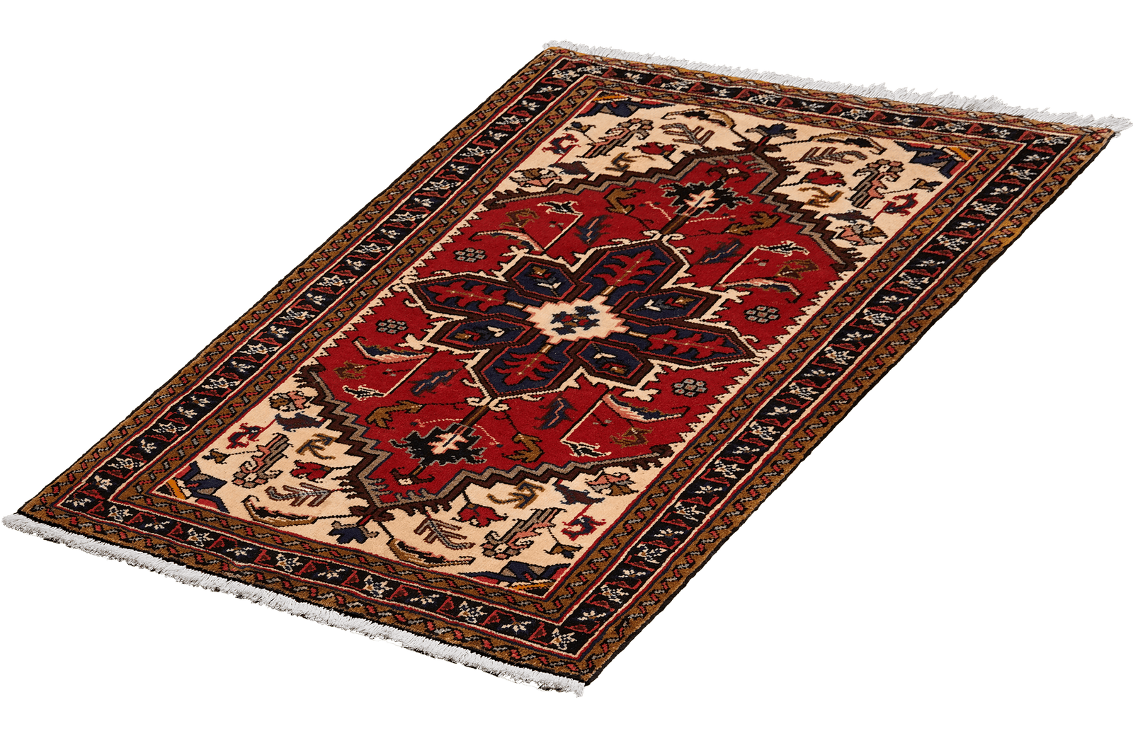 Mehrewan — Hand-knotted, 97x145 cm, Red, 100% Virgin Wool | View 5