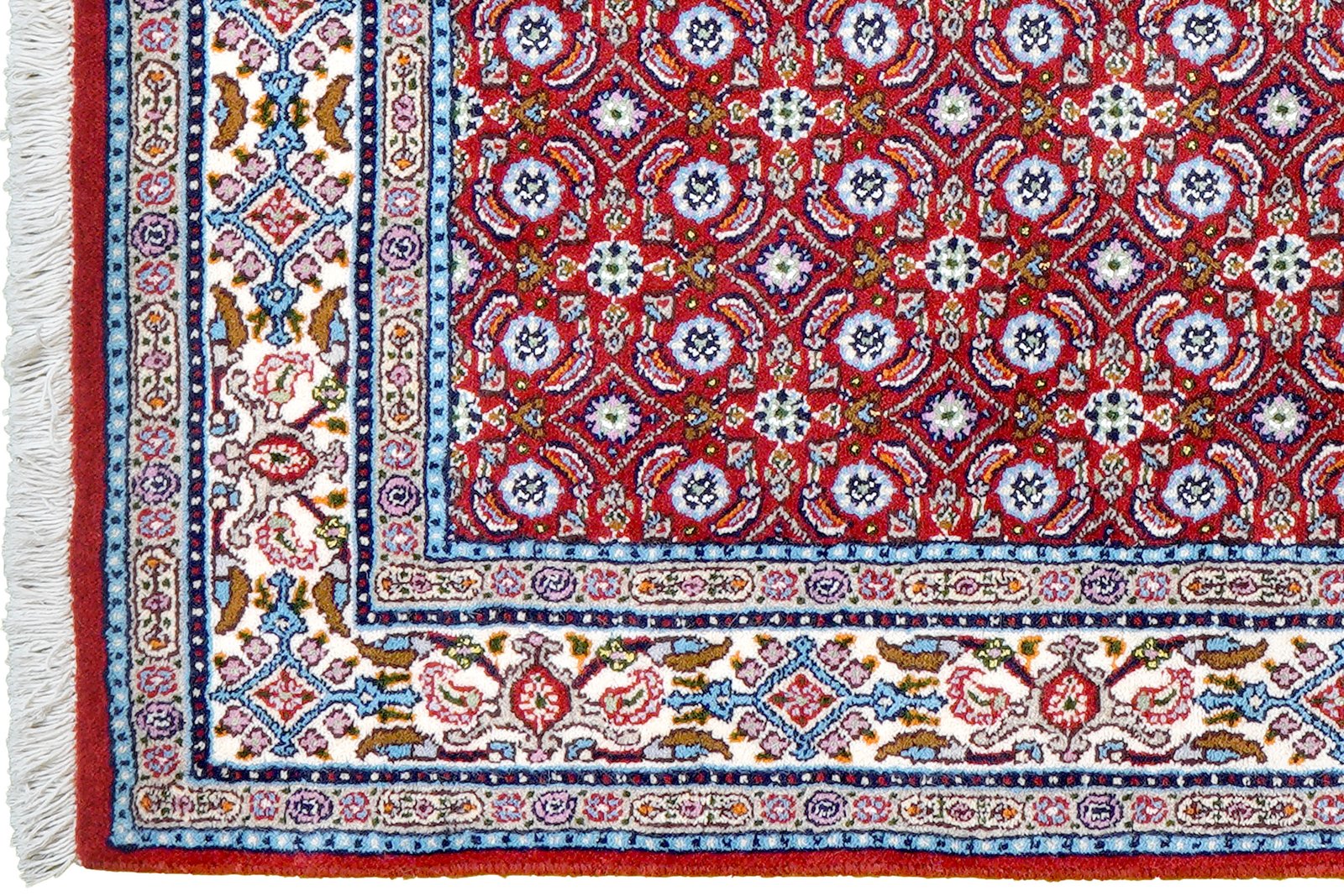 Moud Mahi — Hand-knotted, 76x124 cm, Red, 100% Virgin Wool | View 3