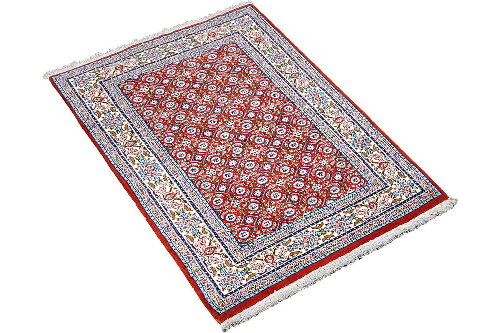 Moud Mahi — Hand-knotted, 76x124 cm, Red, 100% Virgin Wool | View 4