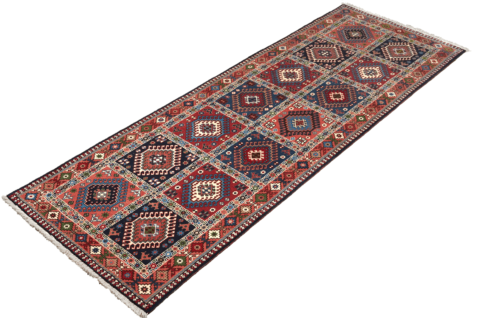 Yalameh — Hand-knotted, 82x290 cm, Multicolor, 100% Virgin Wool | View 5