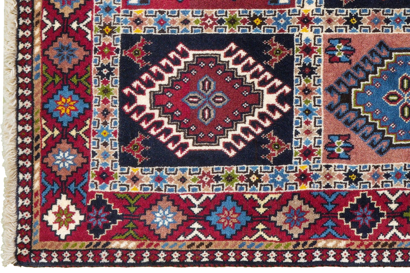 Yalameh — Hand-knotted, 85x139 cm, Multicolor, 100% Virgin Wool | View 3