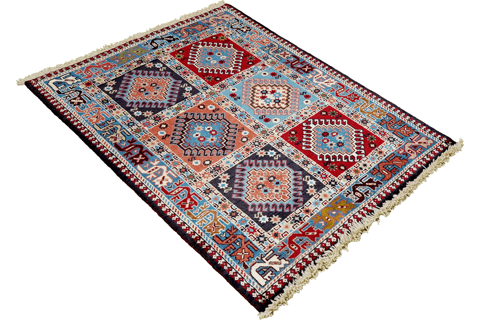 Yalameh — Hand-knotted, 80x129 cm, Multicolor, 100% Virgin Wool | View 4