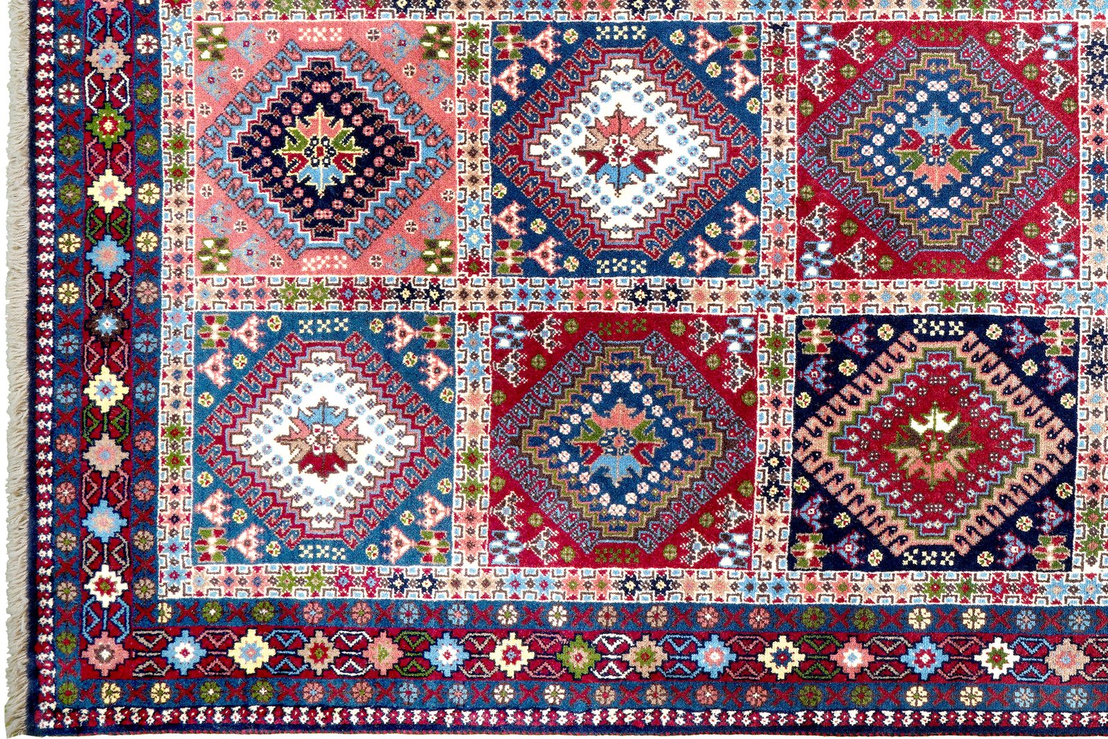 Yalameh — Hand-knotted, 199x297 cm, Multicolor, 100% Virgin Wool | View 3