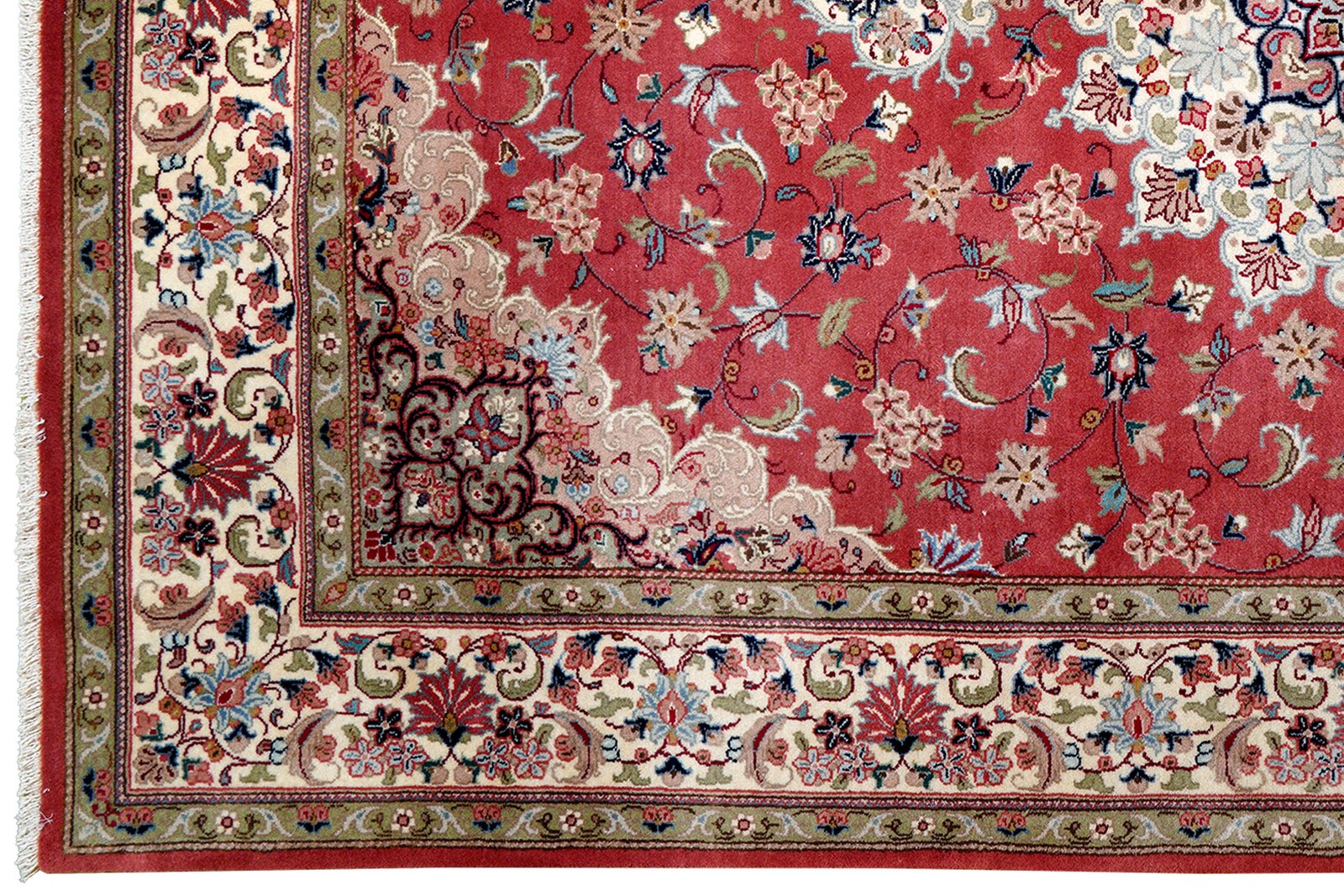 Yazd — Hand-knotted, 195x304 cm, Red, 100% Virgin Wool | View 3