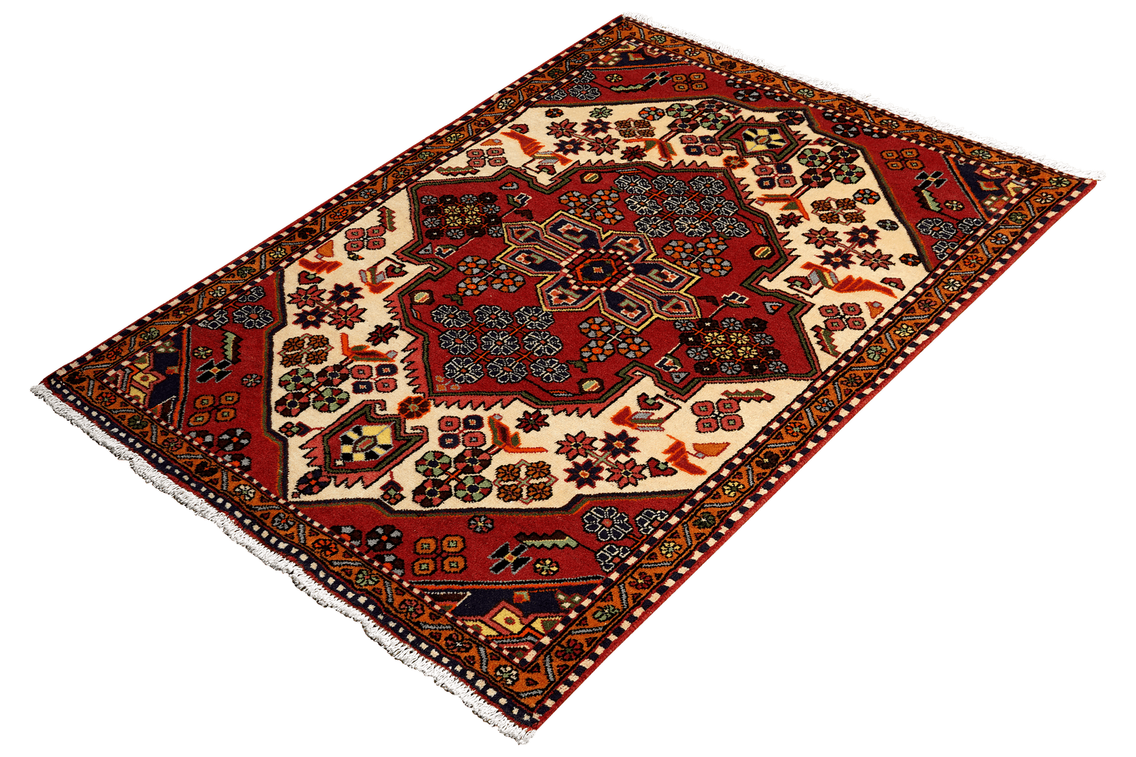 Saveh — Hand-knotted, 103x144 cm, Multicolor, 100% Virgin Wool | View 5