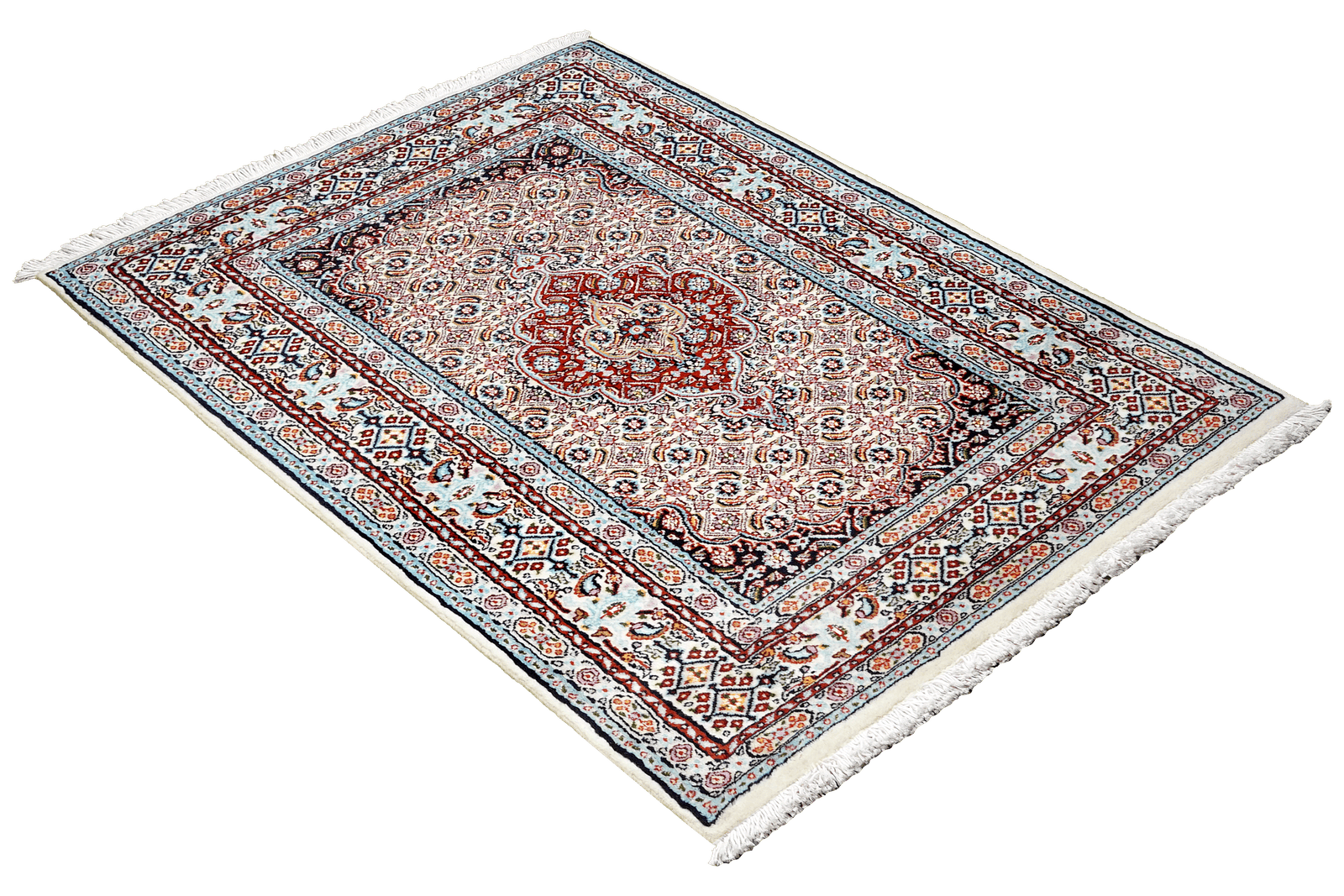 Moud Mahi — Hand-knotted, 78x128 cm, Beige, 100% Virgin Wool | View 4