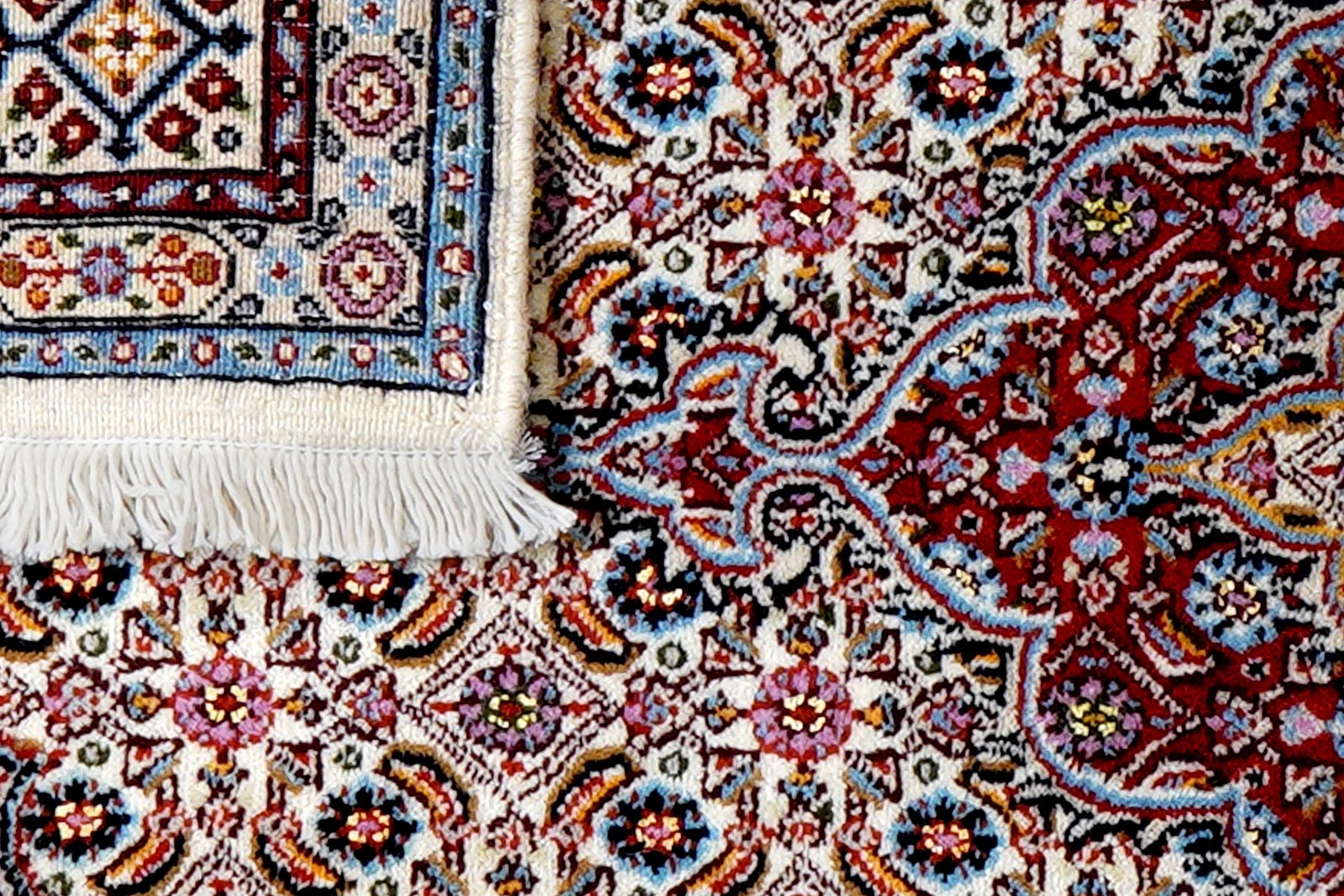 Moud Mahi — Hand-knotted, 78x128 cm, Beige, 100% Virgin Wool | View 7