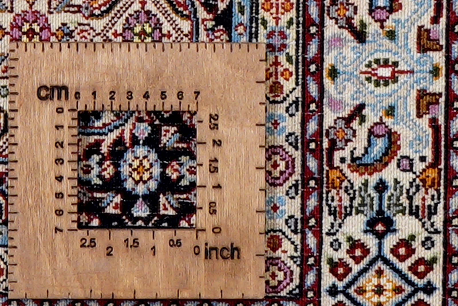 Moud Mahi — Hand-knotted, 78x128 cm, Beige, 100% Virgin Wool | View 8