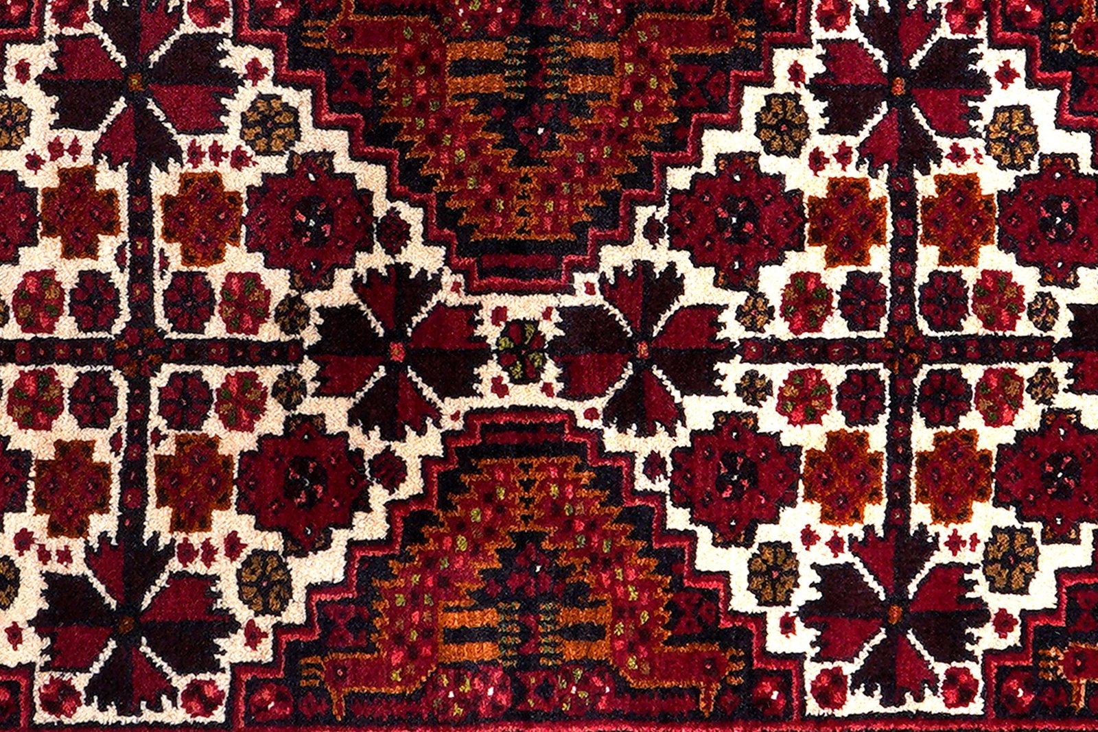 Belutch — Hand-knotted, 98x190 cm, Beige, 100% Virgin Wool | View 6