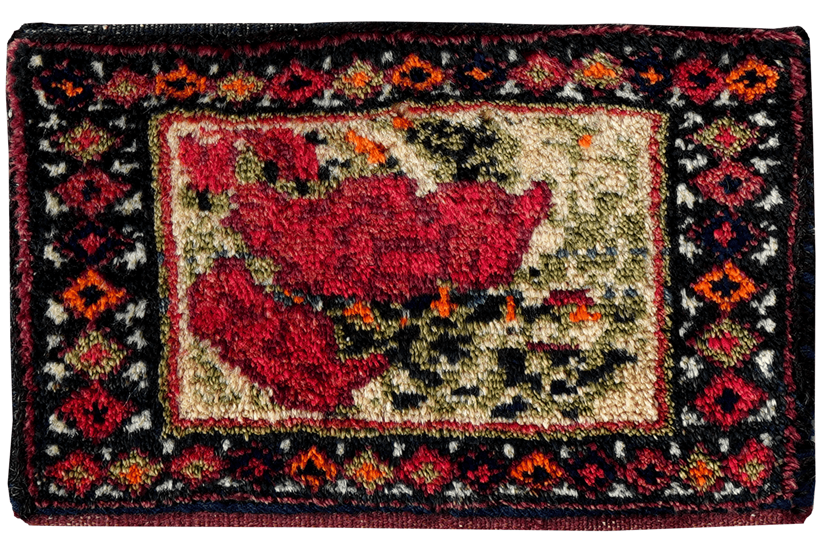 Tasche — Handmade, 34x21 cm, Beige, 100% Virgin Wool | Main view