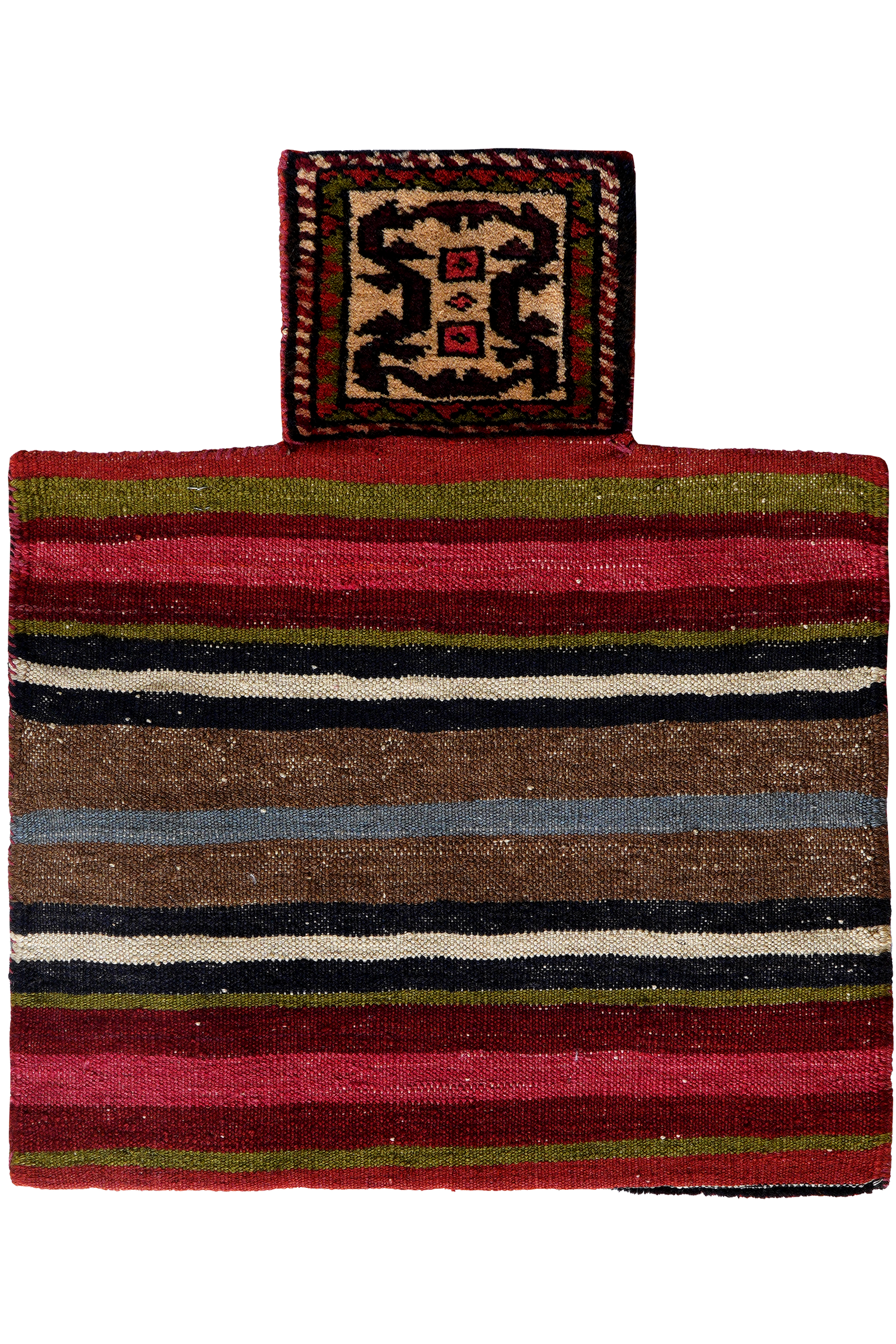 Namakdan — Handgefertigt, 46x53 cm, Beige, 100% Virgin Wool | Detail view