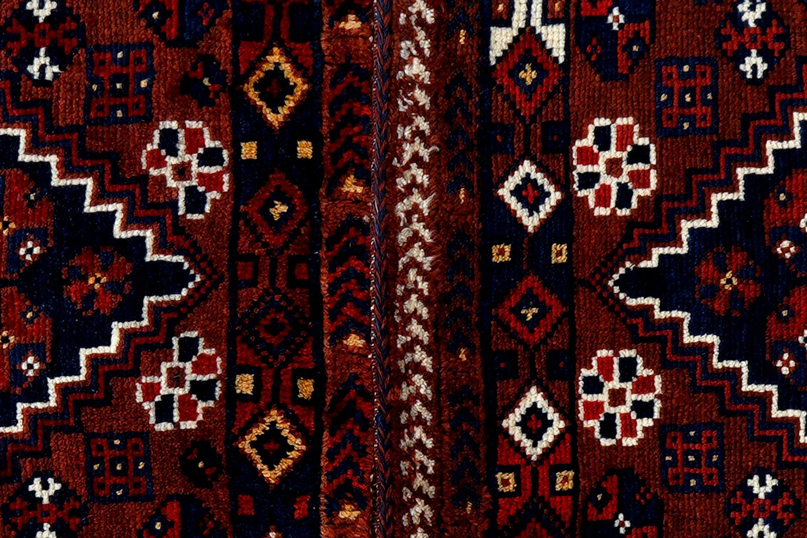 Khorjin — Handmade, 69x123 cm, Multicolor, 100% Virgin Wool | View 7