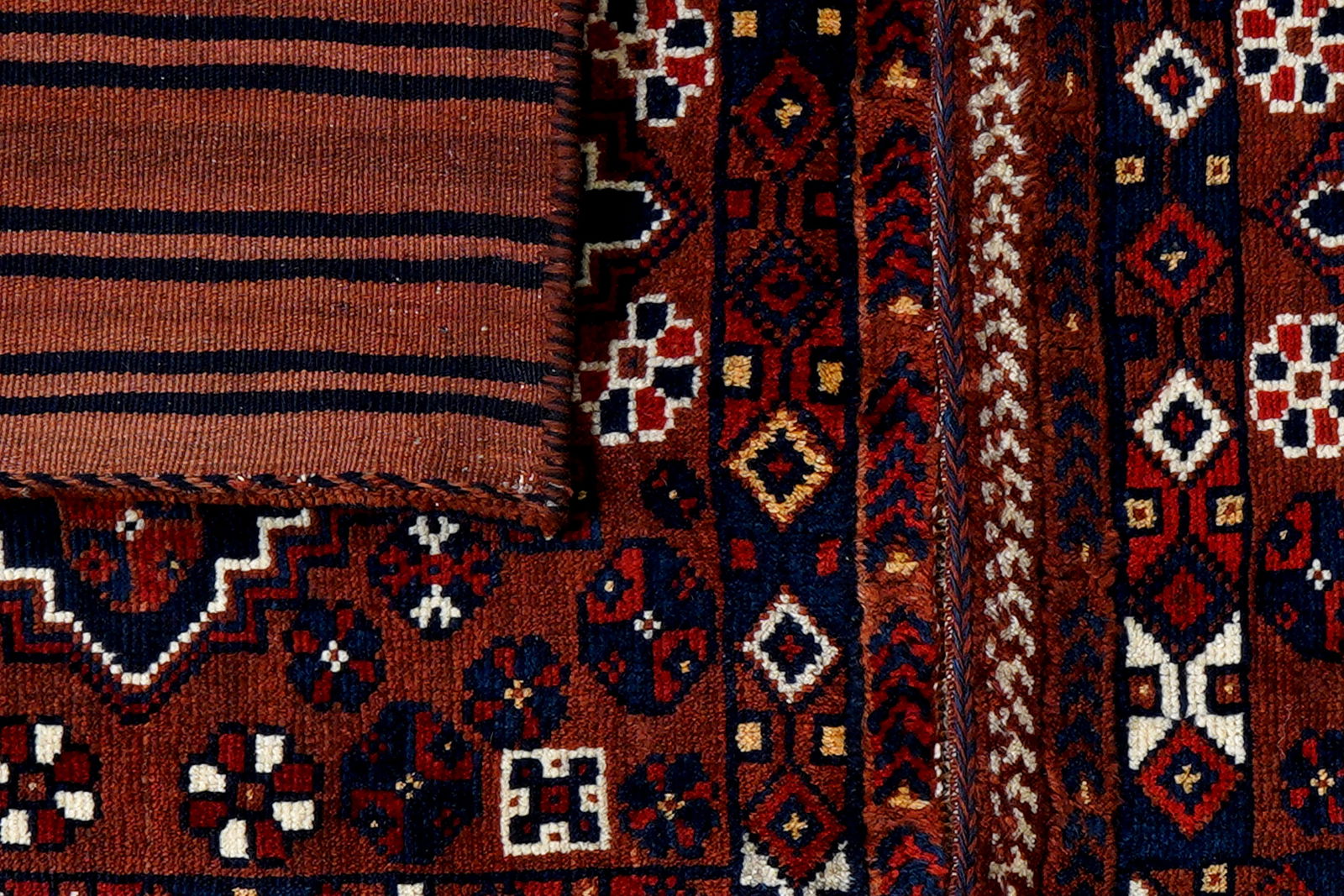 Khorjin — Handgefertigt, 123x69 cm, Bunt, 100% Virgin Wool | View 7