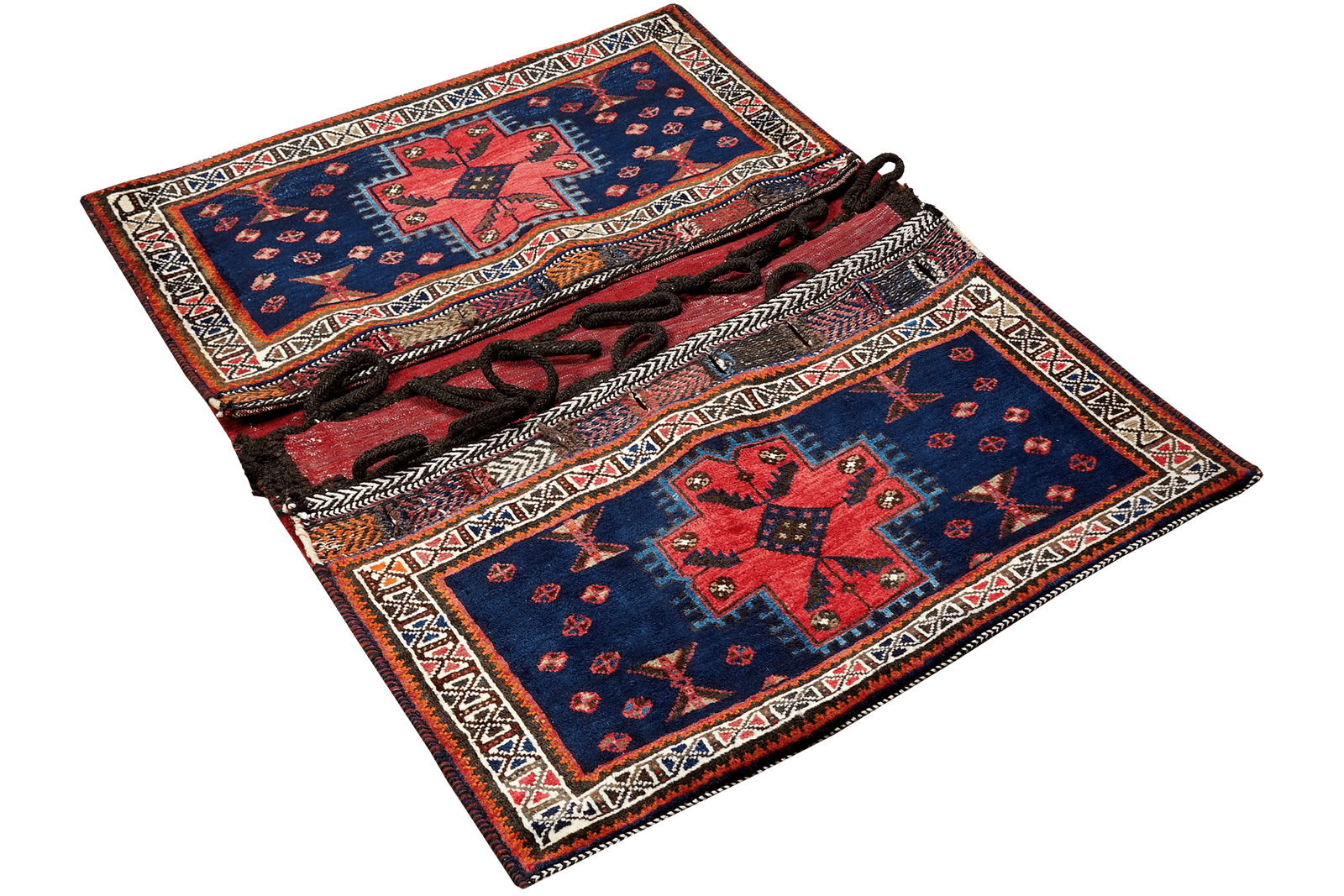 Khorjin — Handmade, 81x90 cm, Blue, 100% Virgin Wool | View 5