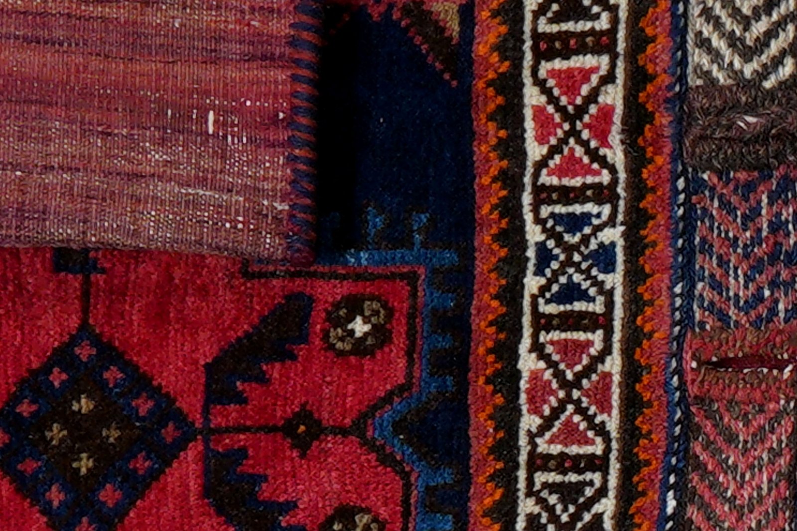 Khorjin — Handmade, 81x90 cm, Blue, 100% Virgin Wool | View 8