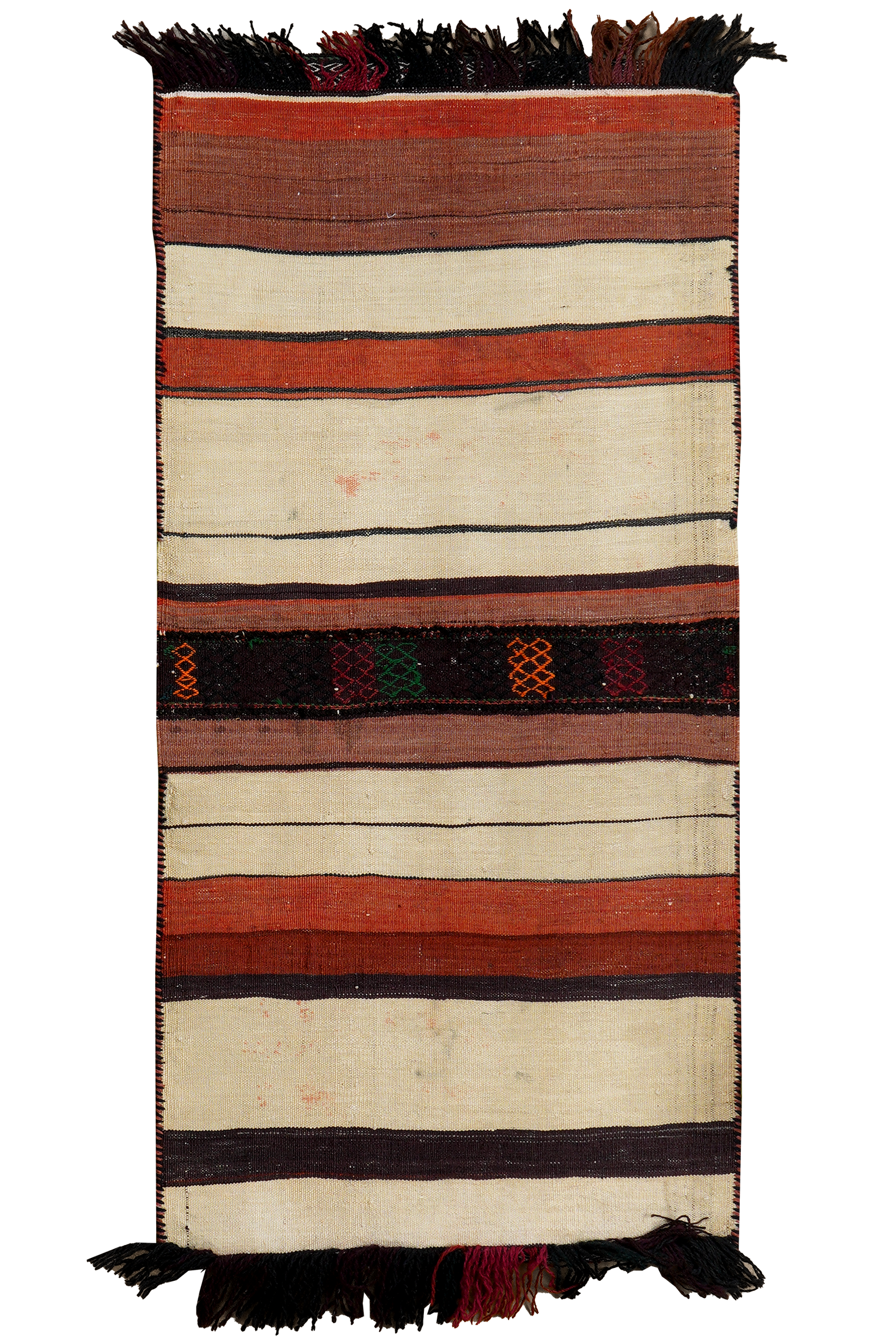 Khorjin — Handgefertigt, 83x50 cm, Bunt, 100% Virgin Wool | Detail view