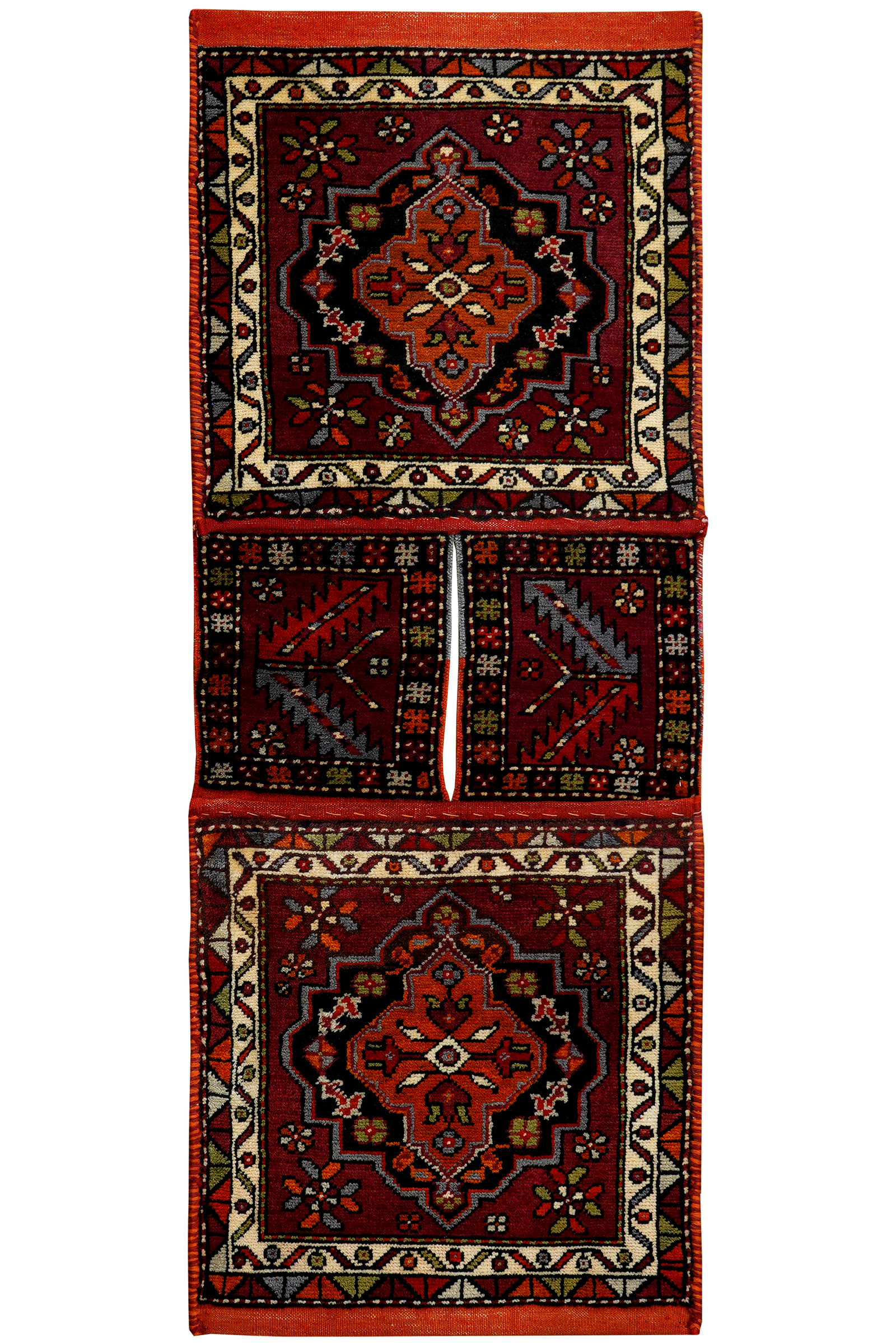 Khorjin — Handgefertigt, 128x53 cm, Beige, 100% Virgin Wool | Main view